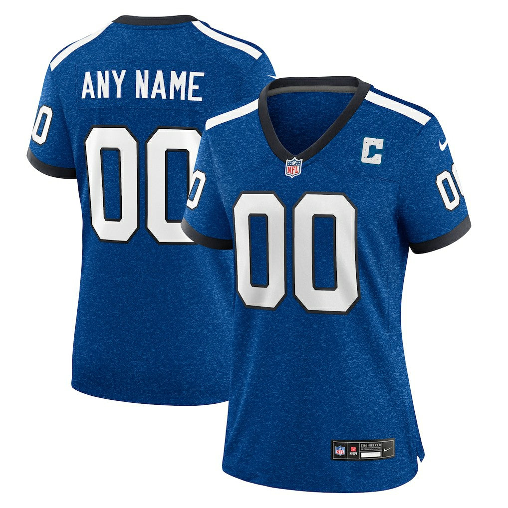 Indianapolis Colts Women's Indiana Nights Alternate Custom Game Jersey Royal