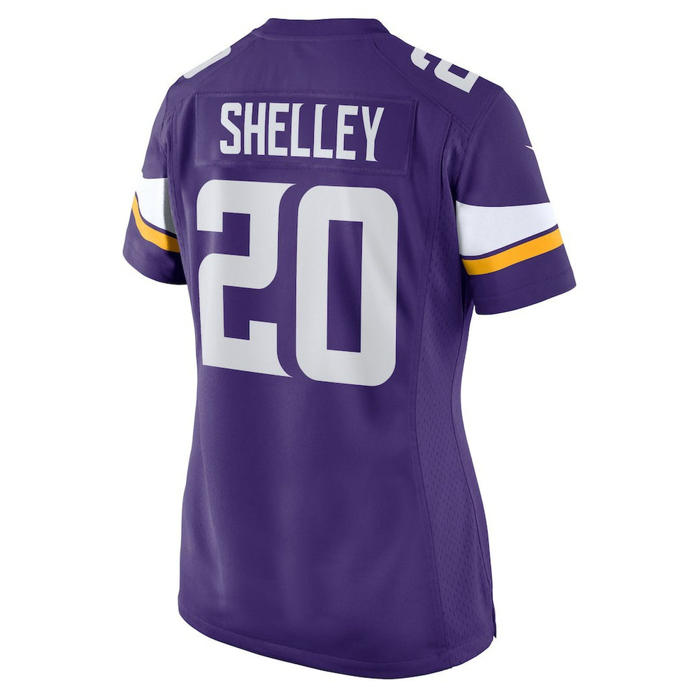NFL Duke Shelley Minnesota Vikings Women's Home Game Player Jersey - Purple