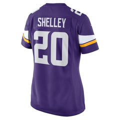NFL Duke Shelley Minnesota Vikings Women's Home Game Player Jersey - Purple