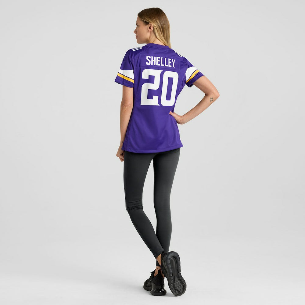 NFL Duke Shelley Minnesota Vikings Women's Home Game Player Jersey - Purple