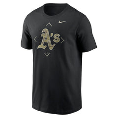 Athletics Nike Camo Logo T-Shirt - Black T-shirts