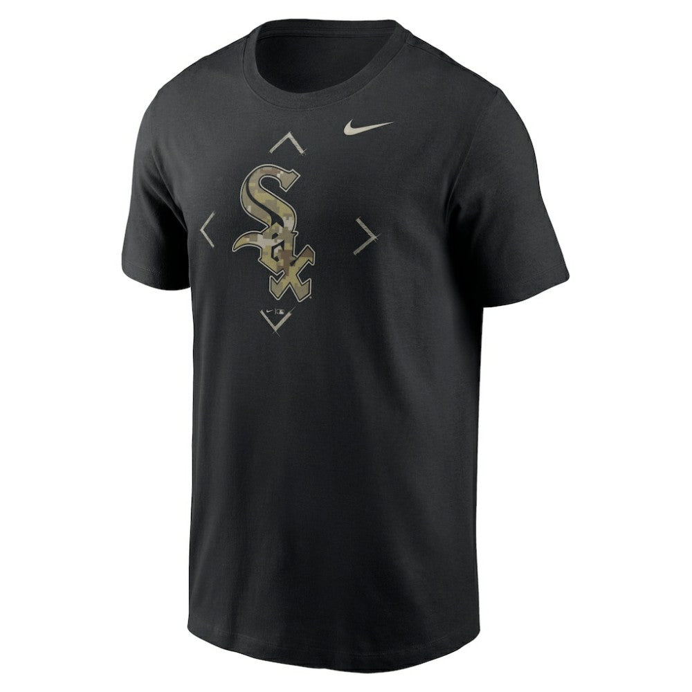 Chicago White Sox Nike Camo Logo T-Shirt - Black T-shirts