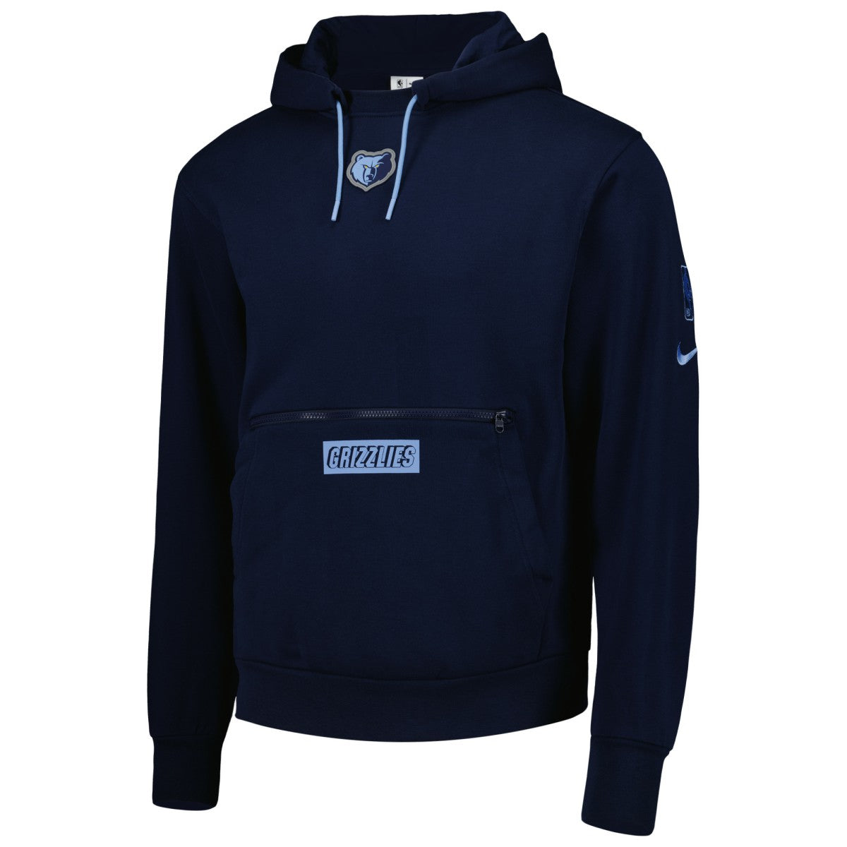 Memphis Grizzlies Courtside Heavyweight Pullover Hoodie Navy
