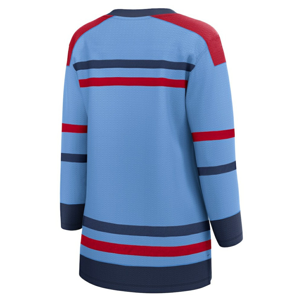 NHL Winnipeg Jets Fanatics Women's Alternate Anniversary Breakaway Jersey - Light Blue
