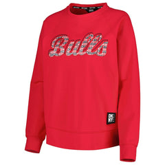 Chicago Bulls DKNY Sport Women's Regina Raglan Pullover Sweatshirt Red