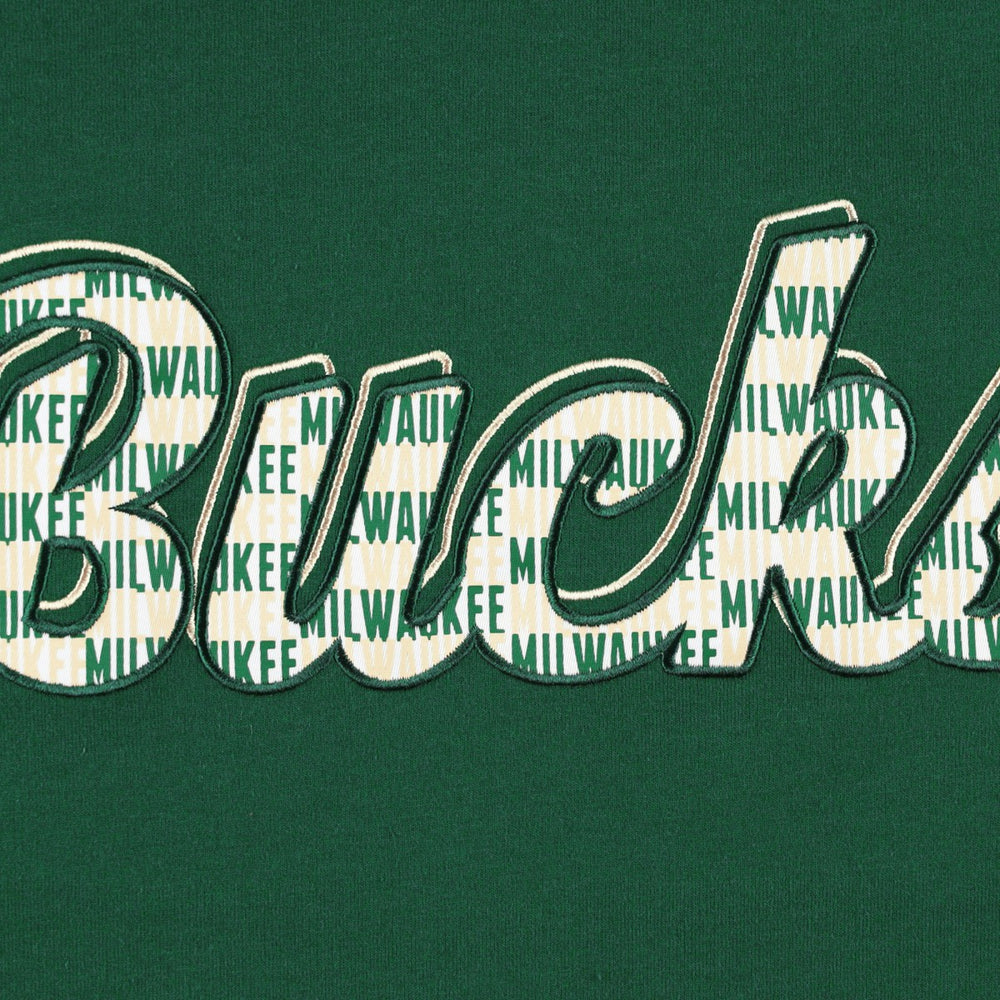 Milwaukee Bucks DKNY Sport Women's Regina Raglan Pullover Sweatshirt Hunter Green