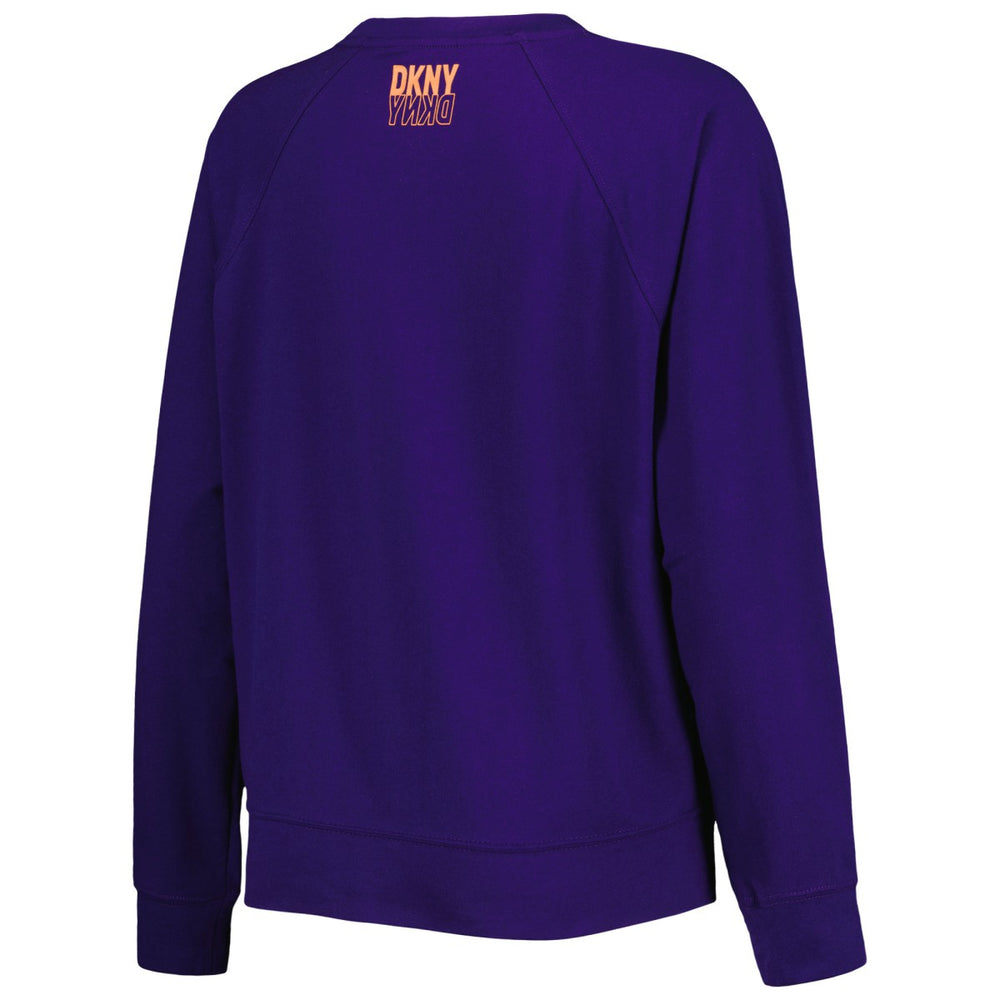 Phoenix Suns DKNY Sport Women's Regina Raglan Pullover Sweatshirt Purple