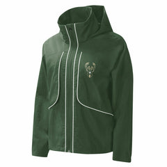 Milwaukee Bucks G-III 4Her by Carl Banks Women's Last Shot Full-Zip Hoodie Hunter Green