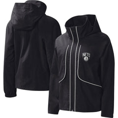 Brooklyn Nets G-III 4Her by Carl Banks Women's Last Shot Full-Zip Hoodie Black