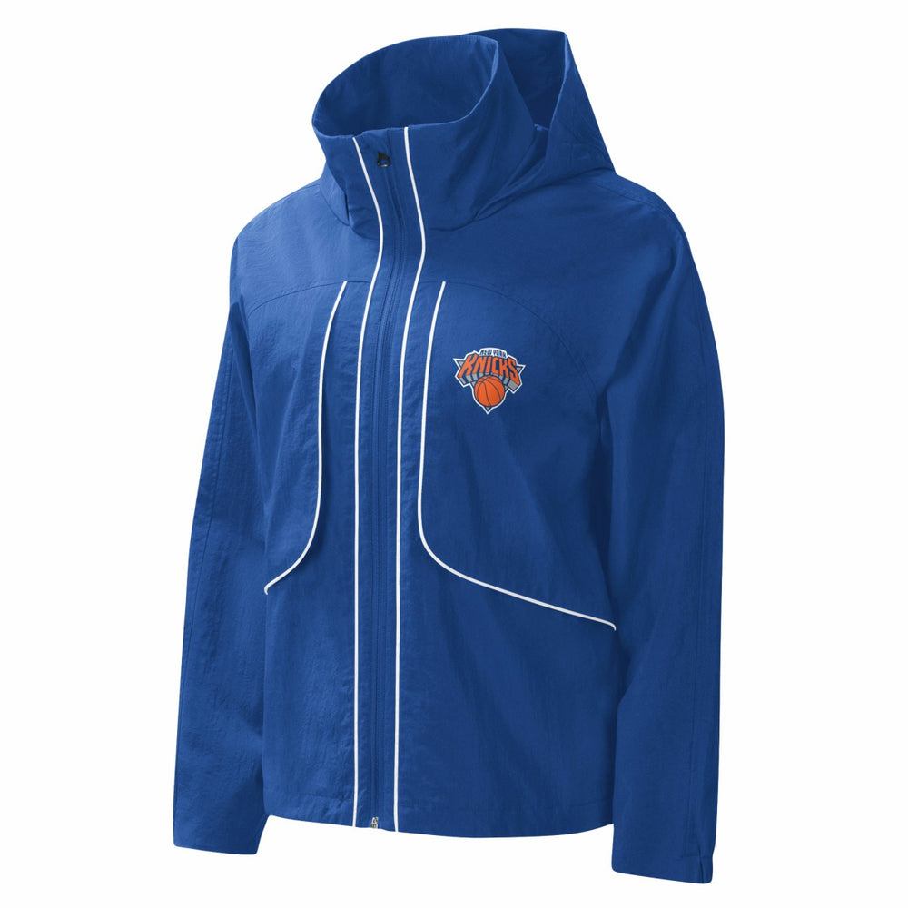 New York Knicks G-III 4Her by Carl Banks Women's Last Shot Full-Zip Hoodie Blue