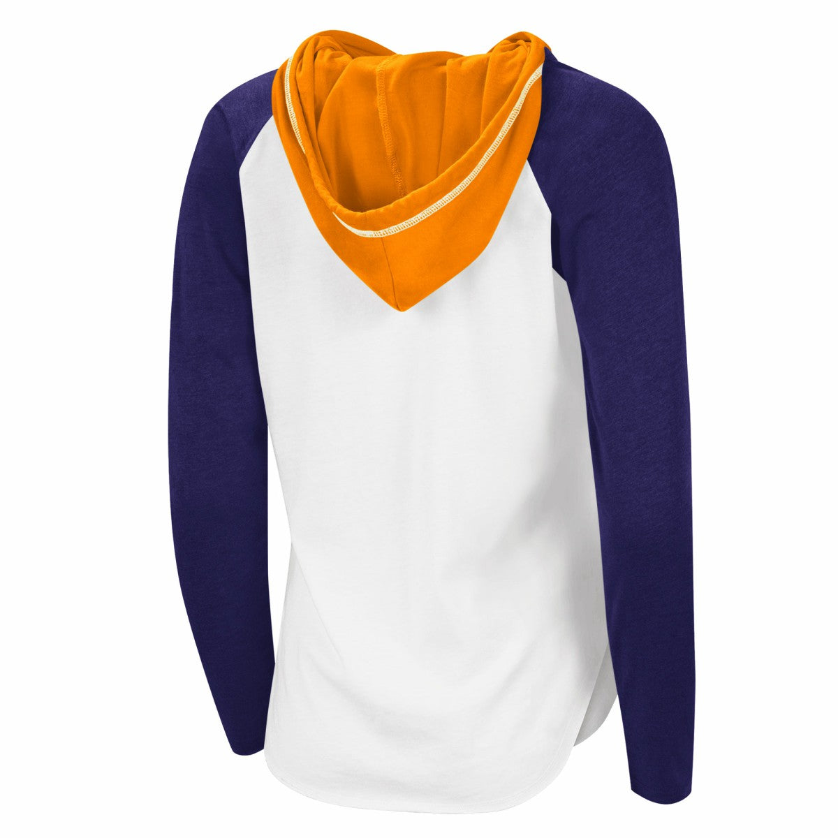 Phoenix Suns G-III 4Her by Carl Banks Women's MVP Raglan Hoodie Long Sleeve T-Shirt White