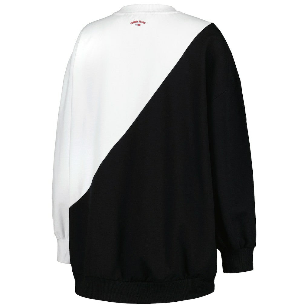 Brooklyn Nets Tommy Jeans Women's Ariel Pullover Sweatshirt Black/White