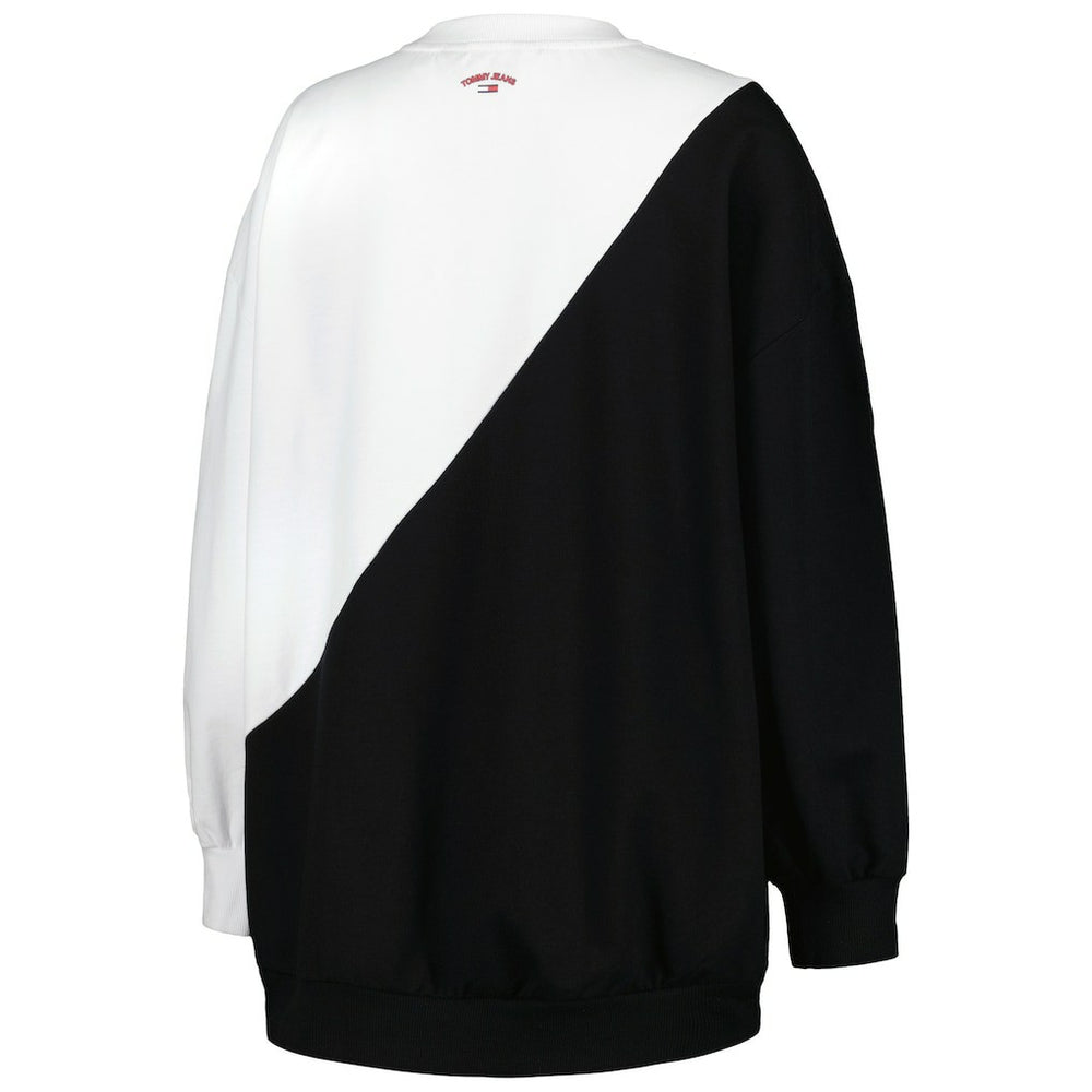 Brooklyn Nets Tommy Jeans Women's Ariel Pullover Sweatshirt Black/White