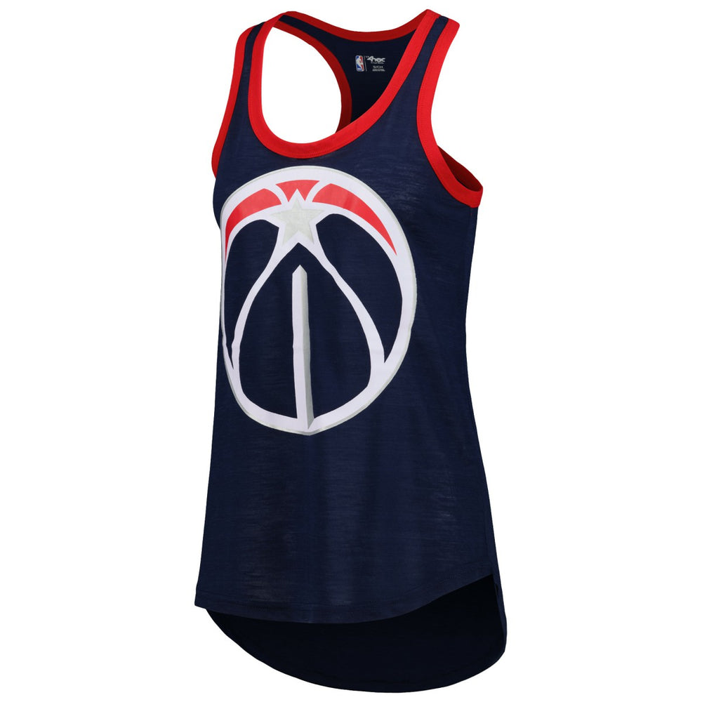 Washington Wizards G-III 4Her by Carl Banks Women's Showdown Scoop-Neck Racerback Tank Top Navy