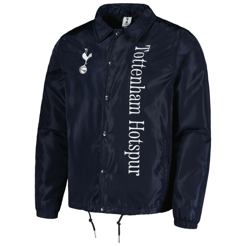 Tottenham Hotspur Coaches Full-Snap Jacket Navy shop