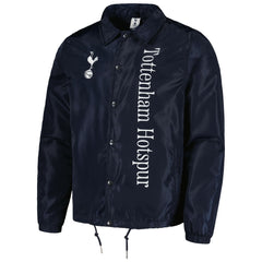 Tottenham Hotspur Coaches Full-Snap Jacket Navy shop