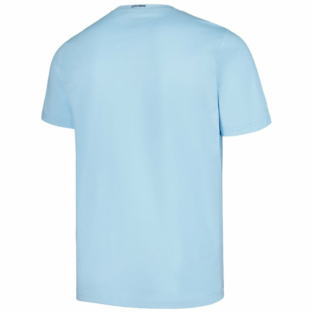 Manchester City Established Relaxed Fit T-Shirt Sky Blue shop