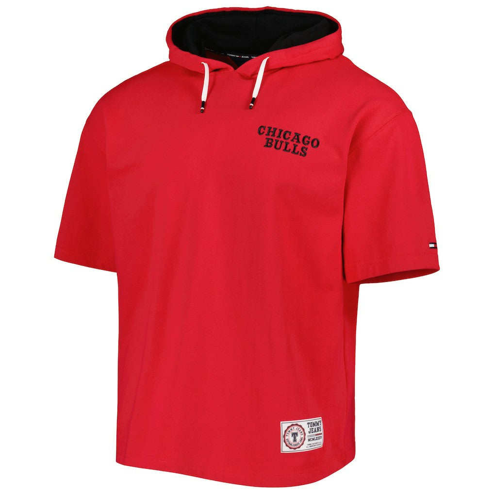 Chicago Bulls Tommy Jeans Matthew 2-In-1 T-Shirt & Hoodie Combo Set Red/White