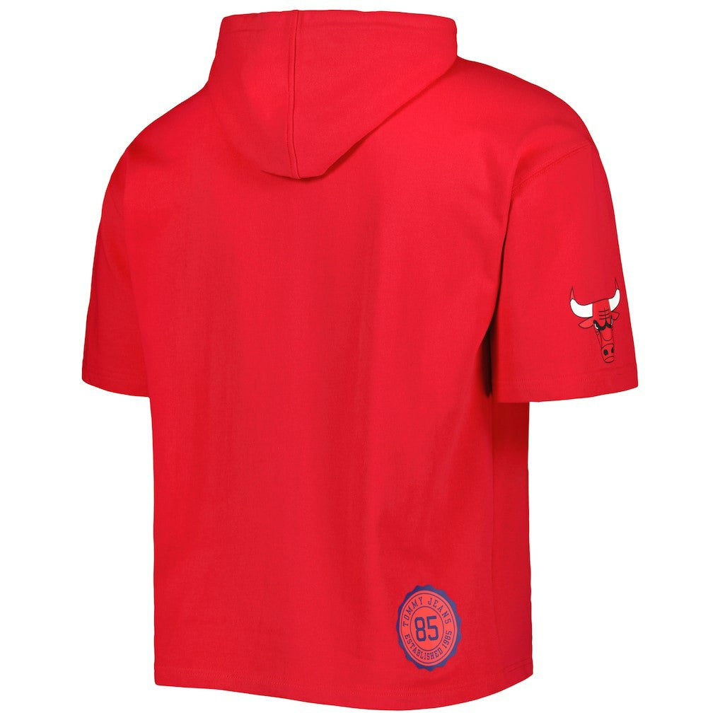 Chicago Bulls Tommy Jeans Matthew 2-In-1 T-Shirt & Hoodie Combo Set Red/White