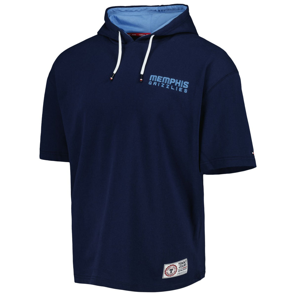 Memphis Grizzlies Tommy Jeans Matthew 2-In-1 T-Shirt & Hoodie Combo Set Navy/White