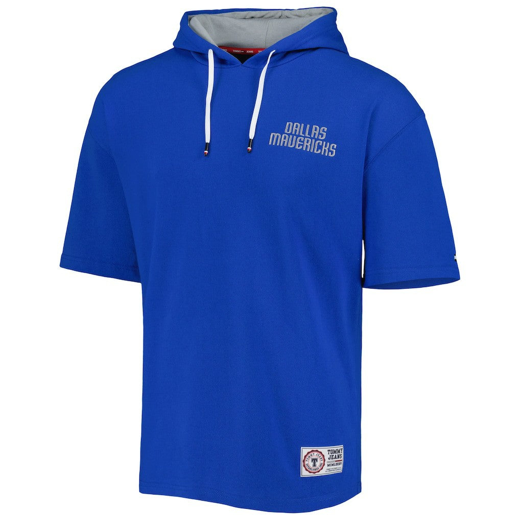 Dallas Mavericks Tommy Jeans Matthew 2-In-1 T-Shirt & Hoodie Combo Set Blue/White
