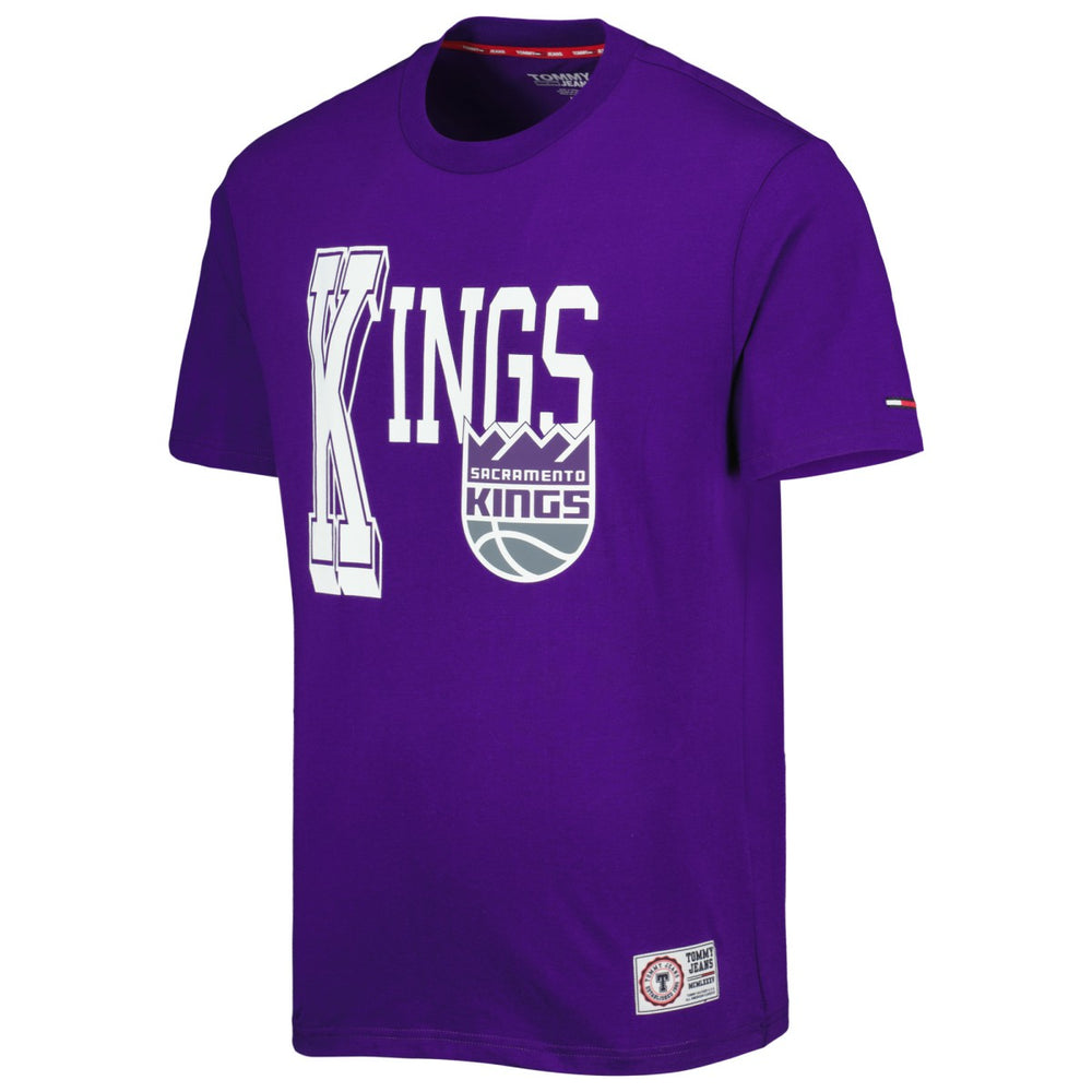 Sacramento Kings Tommy Jeans Mel Varsity T-Shirt Purple
