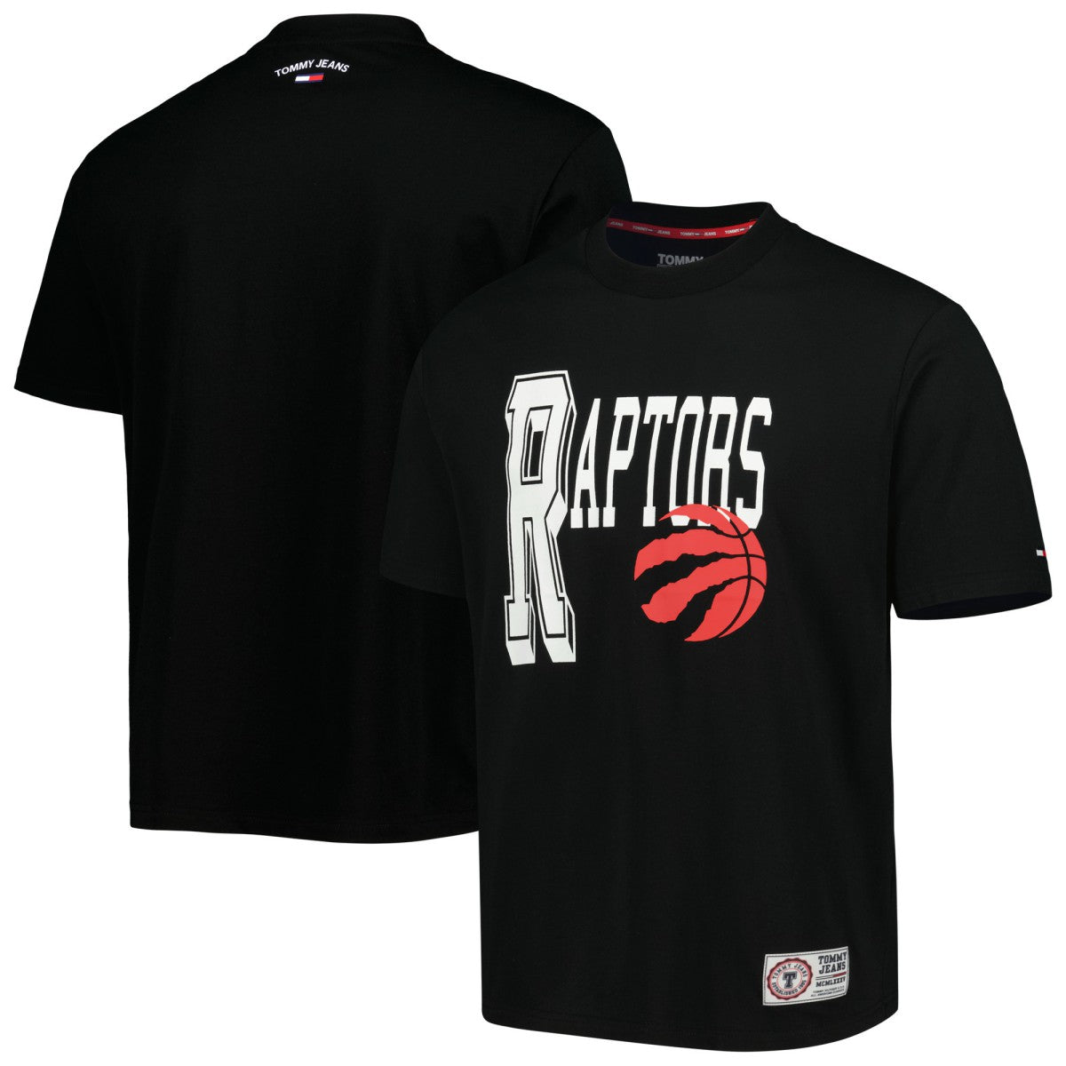 Toronto Raptors Tommy Jeans Mel Varsity T-Shirt Black