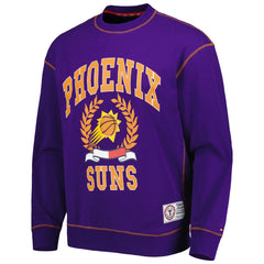 Phoenix Suns Tommy Jeans Peter French Terry Pullover Crew Sweatshirt Purple