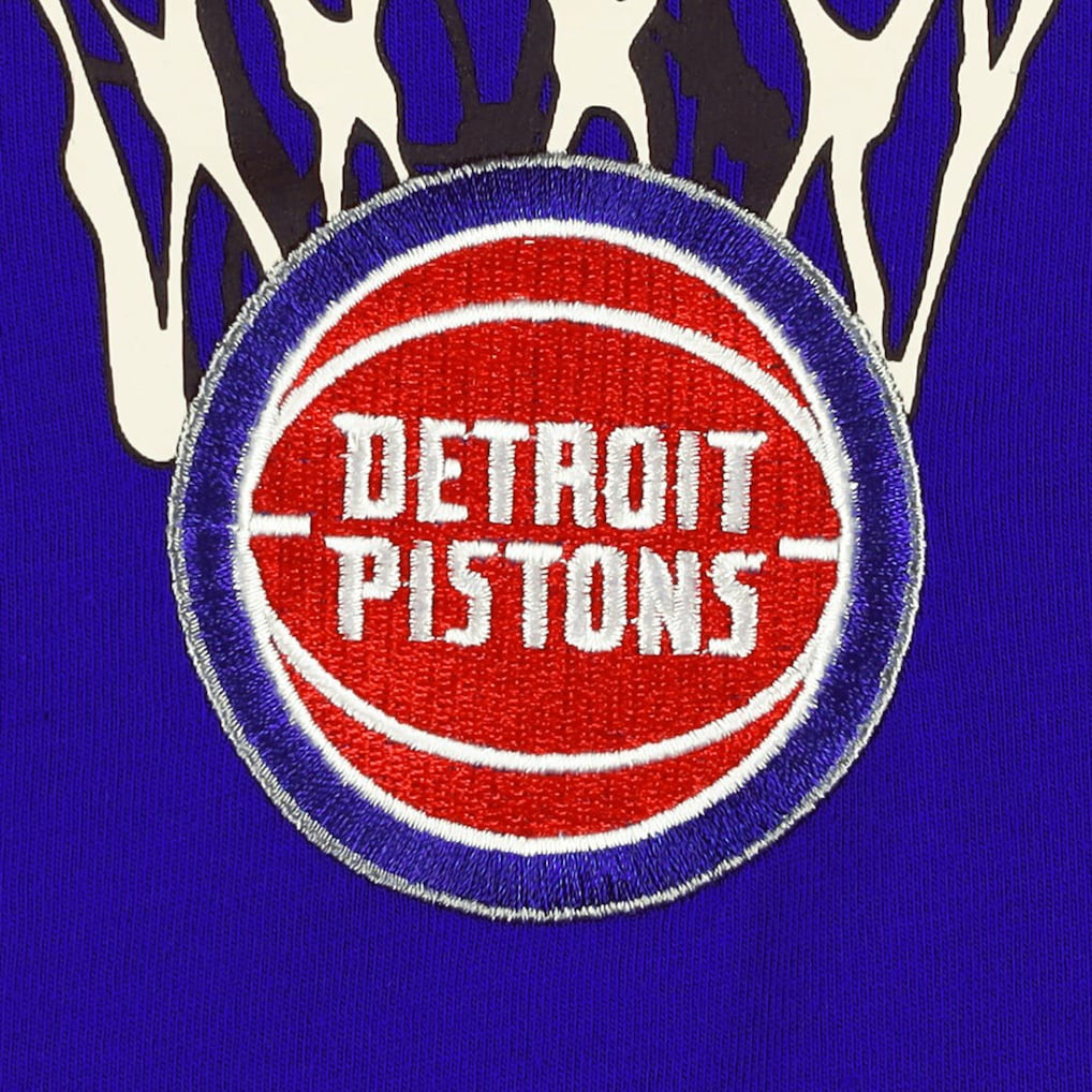 Detroit Pistons Tommy Jeans Tim Backboard T-Shirt Blue
