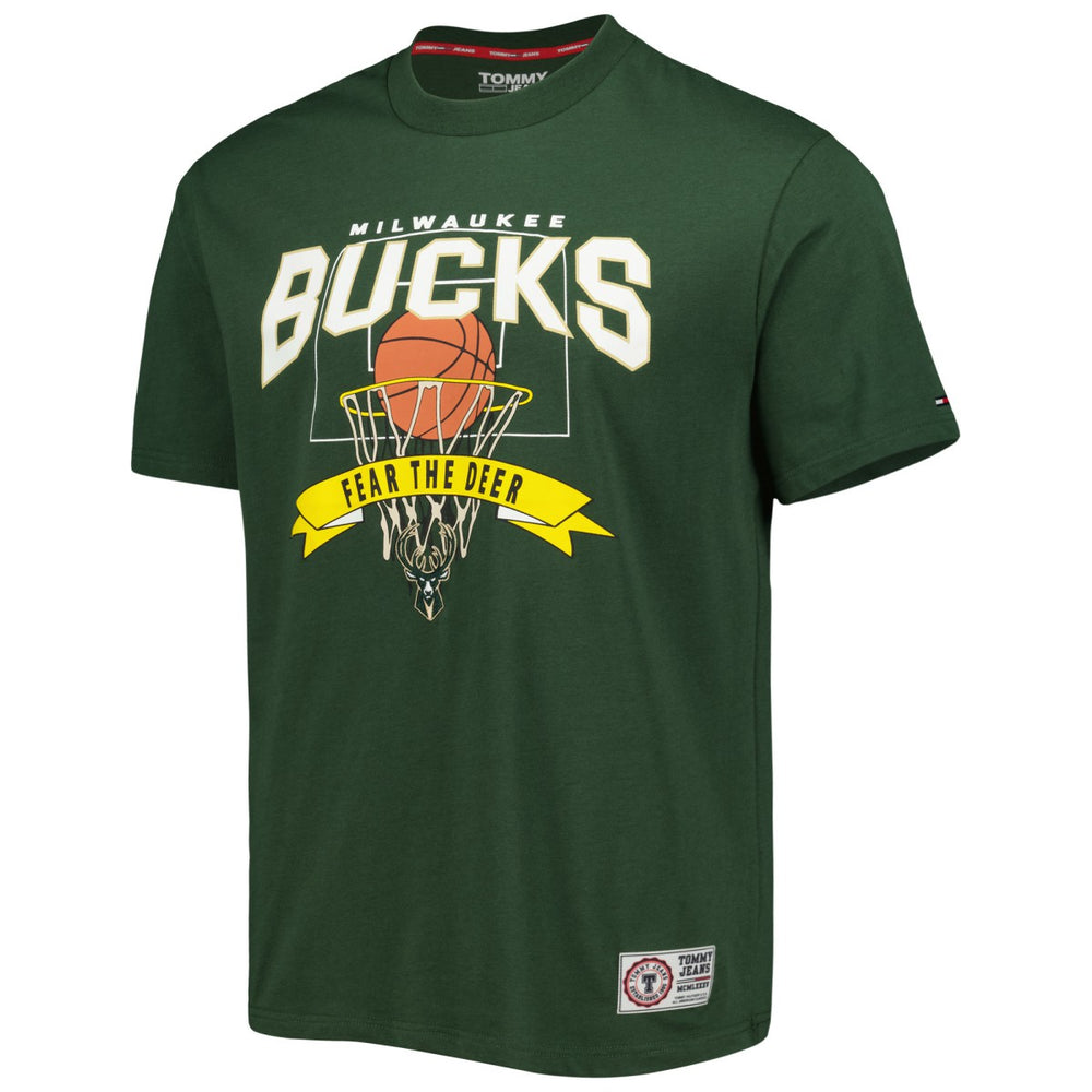 Milwaukee Bucks Tommy Jeans Tim Backboard T-Shirt Hunter Green