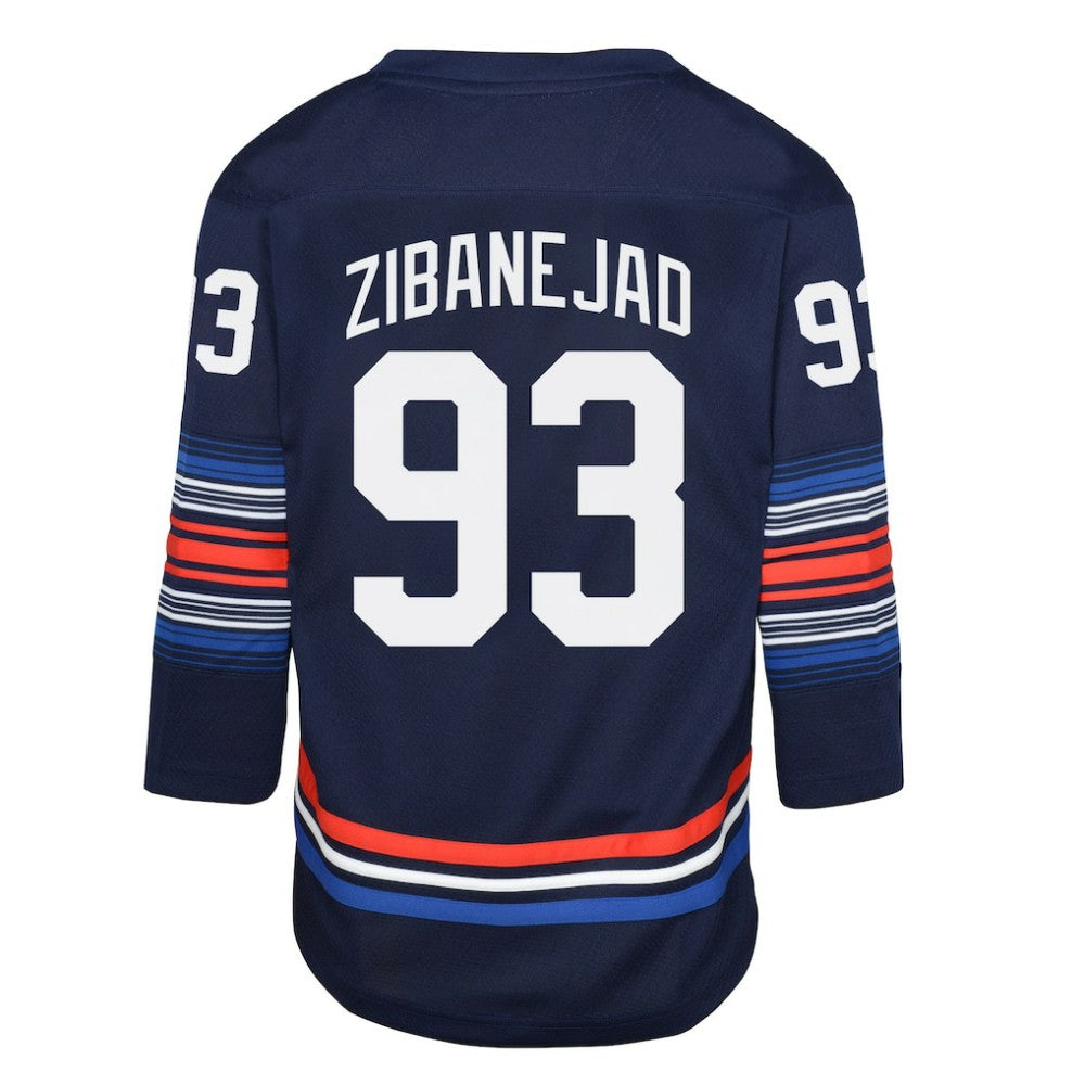 NHL Mika Zibanejad New York Rangers Youth Alternate Replica Player Jersey - Navy