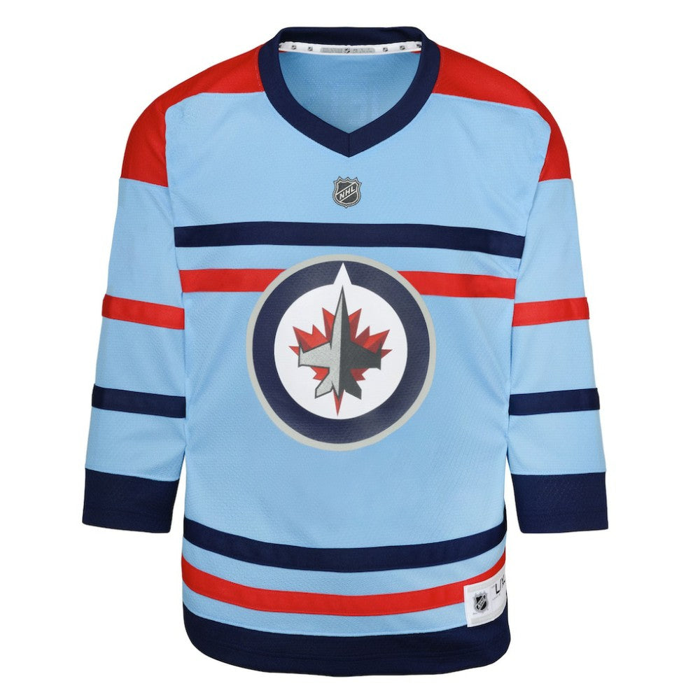NHL Winnipeg Jets Youth Anniversary Replica Jersey - Light Blue
