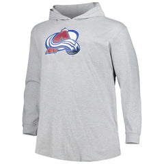 NHL Colorado Avalanche Big & Tall Pullover Hoodie - Heather Gray