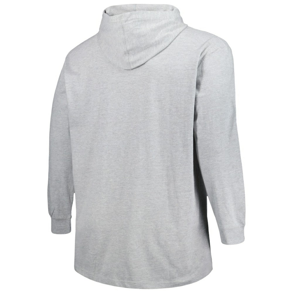 NHL Colorado Avalanche Big & Tall Pullover Hoodie - Heather Gray