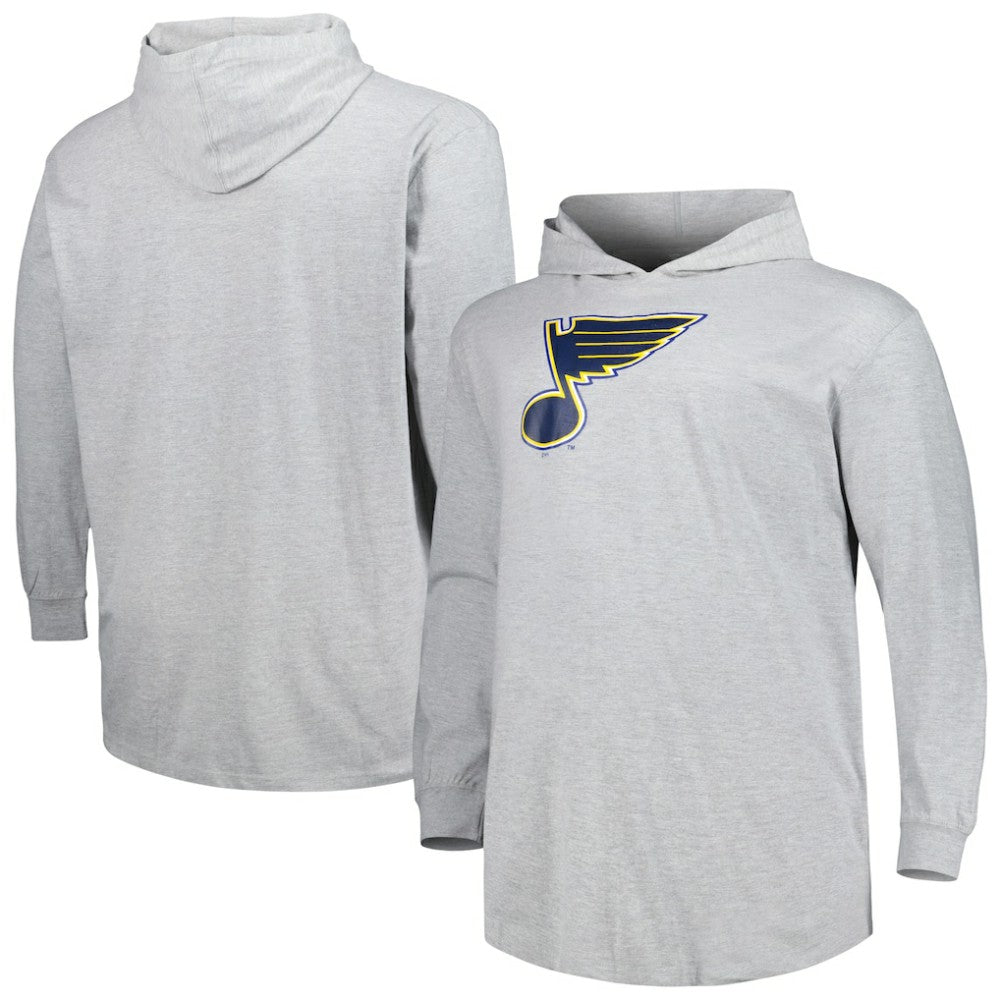 NHL St. Louis Blues Big & Tall Pullover Hoodie - Heather Gray
