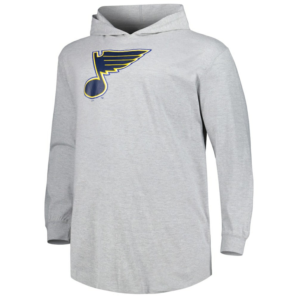 NHL St. Louis Blues Big & Tall Pullover Hoodie - Heather Gray