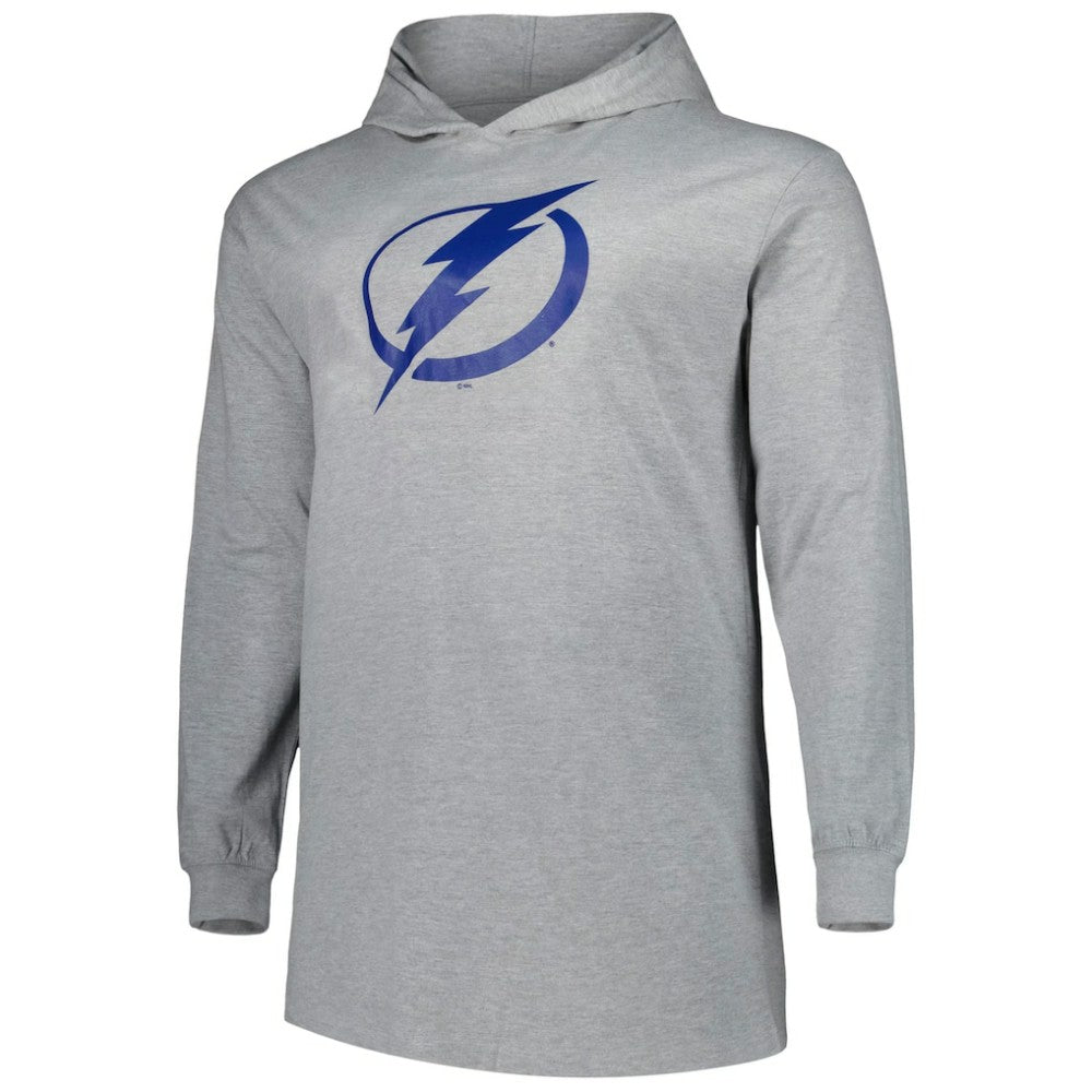 NHL Tampa Bay Lightning Big & Tall Pullover Hoodie - Heather Gray