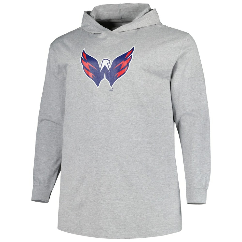 NHL Washington Capitals Big & Tall Pullover Hoodie - Heather Gray