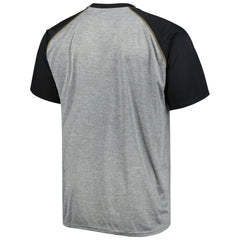 NHL Vegas Golden Knights Big & Tall Logo Raglan T-Shirt - Heather Gray