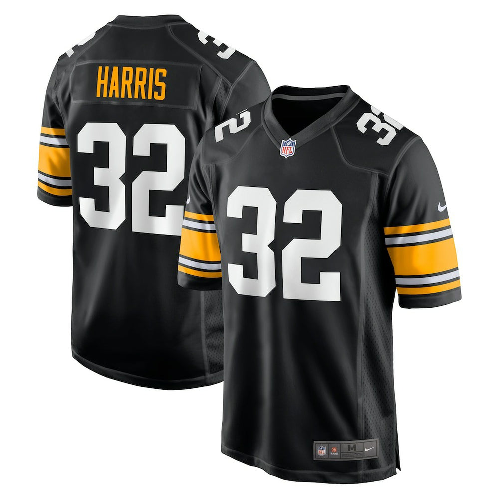 Franco Harris Pittsburgh Steelers Alternate Retired Player Jersey Black