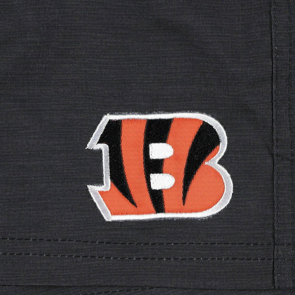 Cincinnati Bengals G-III Sports by Carl Banks Coastline Volley Swim Shorts Black