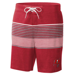 Tampa Bay Buccaneers G-III Sports by Carl Banks Coastline Volley Swim Shorts Red