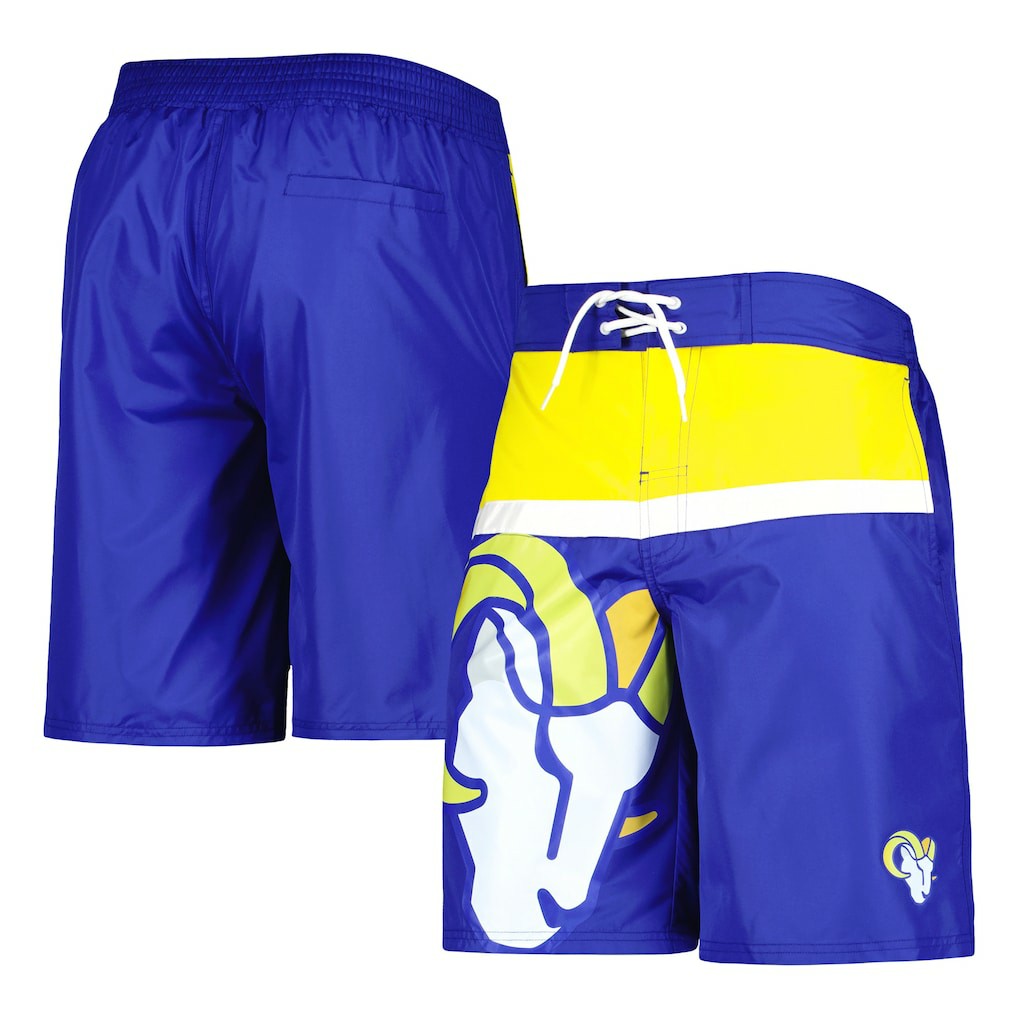 Los Angeles Rams G-III Sports by Carl Banks Sea Wind Swim Trunks Royal