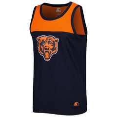 Chicago Bears Starter Logo Touchdown Fashion Tank Top Navy/Orange