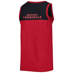 Arizona Cardinals Starter Logo Touchdown Fashion Tank Top Cardinal/Black