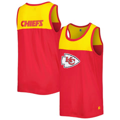 Kansas City Chiefs Starter Logo Touchdown Fashion Tank Top Red/Gold