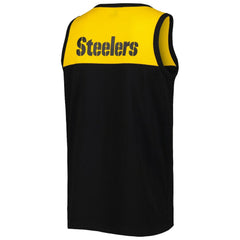 Pittsburgh Steelers Starter Logo Touchdown Fashion Tank Top Black/Gold