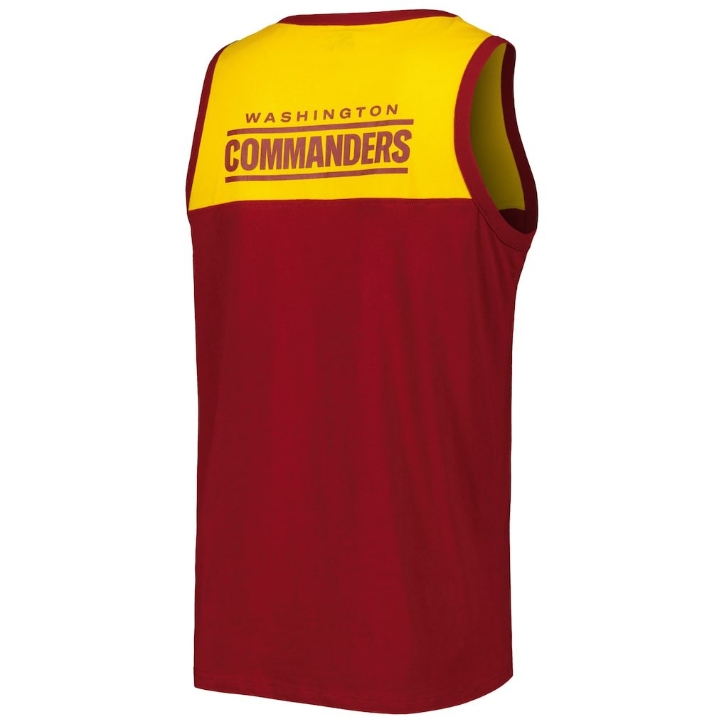 Washington Commanders Starter Logo Touchdown Fashion Tank Top Burgundy/Gold