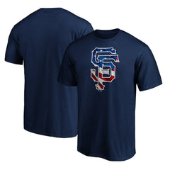 San Francisco Giants Team Banner Wave T-Shirt - Navy T-shirts