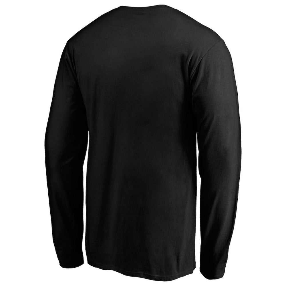 Chicago White Sox Team Official Logo Long Sleeve T-Shirt - Black T-shirts